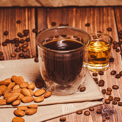 Coffee Black Beauty with rum