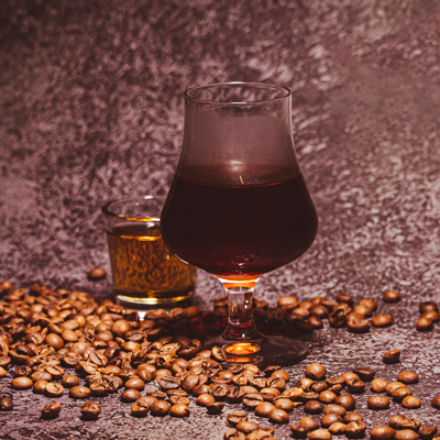 Americano Coffee with whiskey