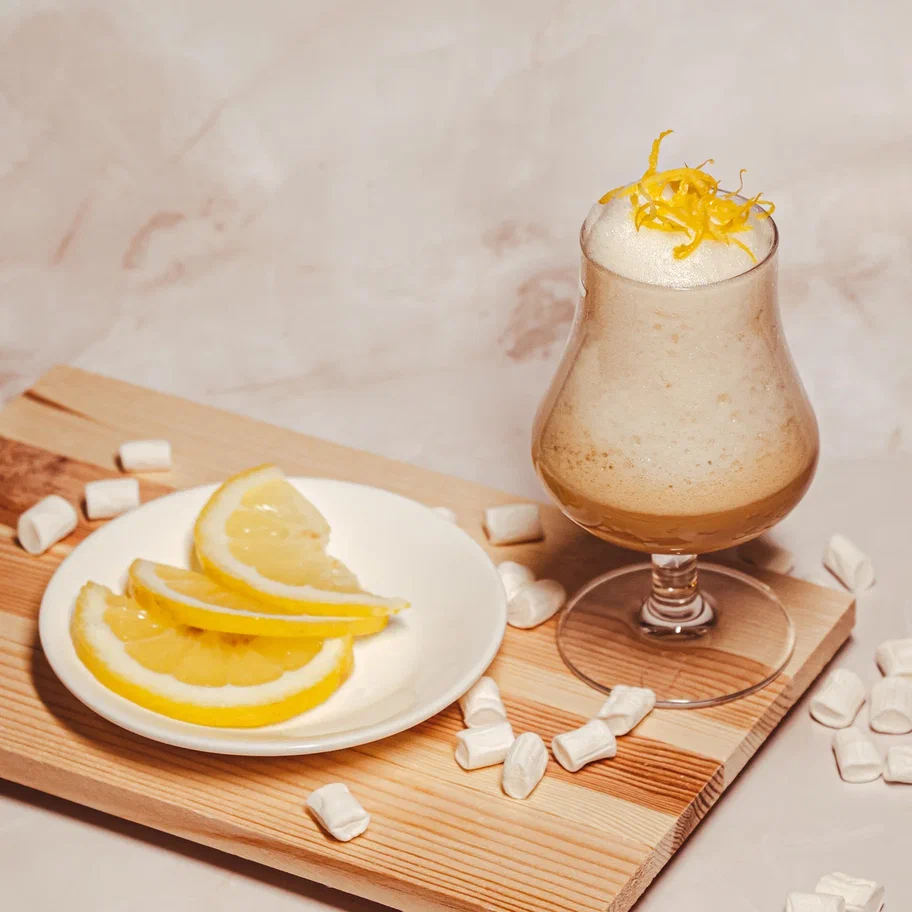 Special Black Coffee with Egg Yolk