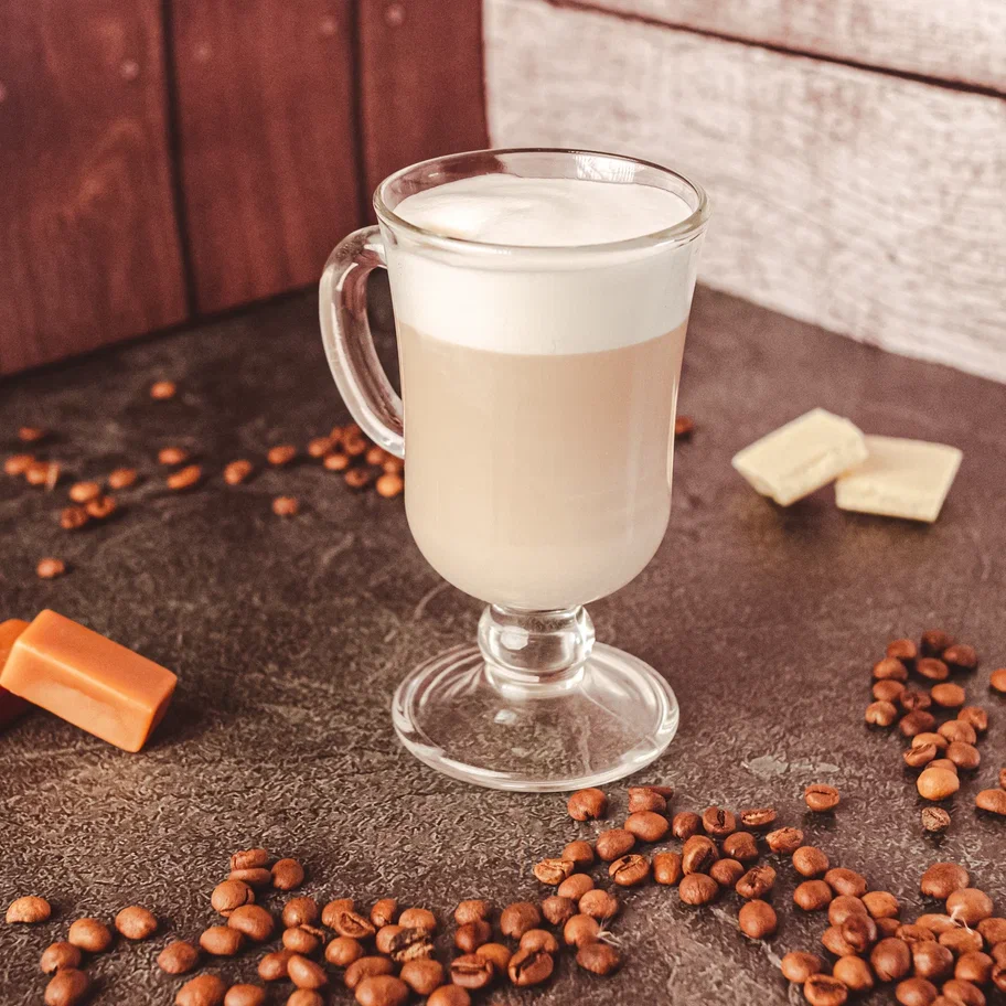 White Chocolate Toffee latte
