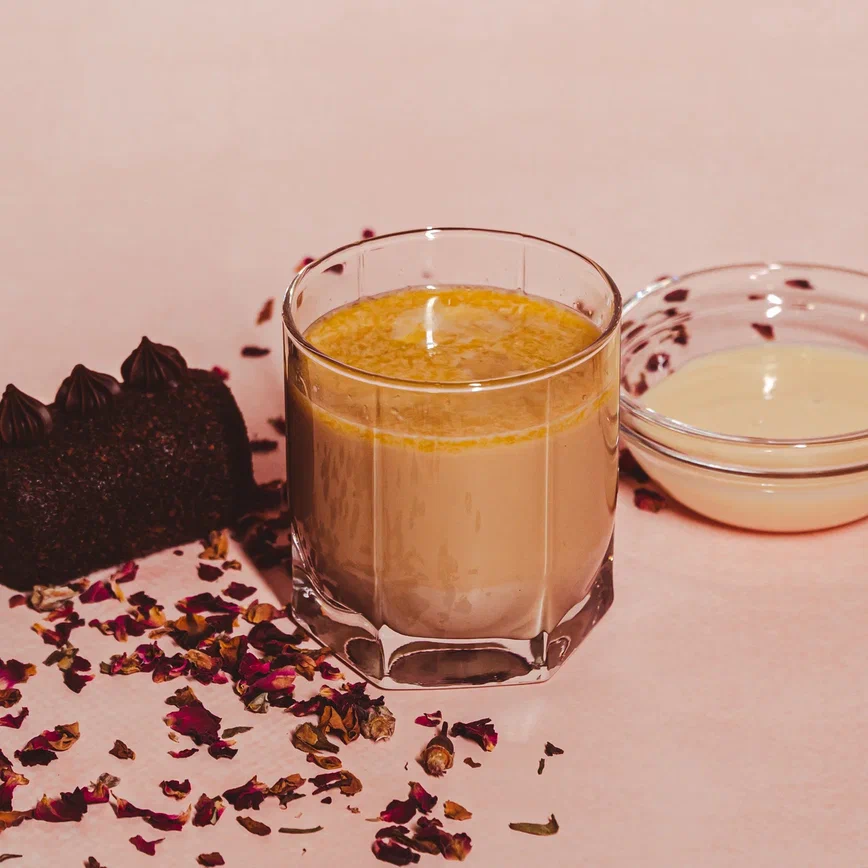 Royal Coffee with honey, cream and brandy
