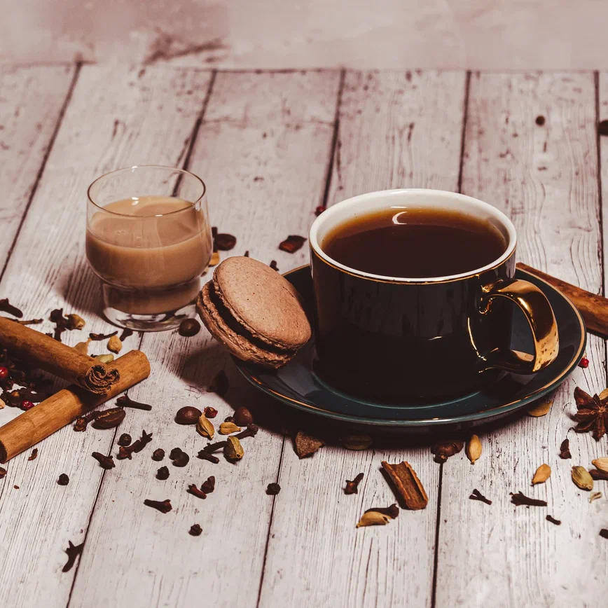 Spiced warming coffee