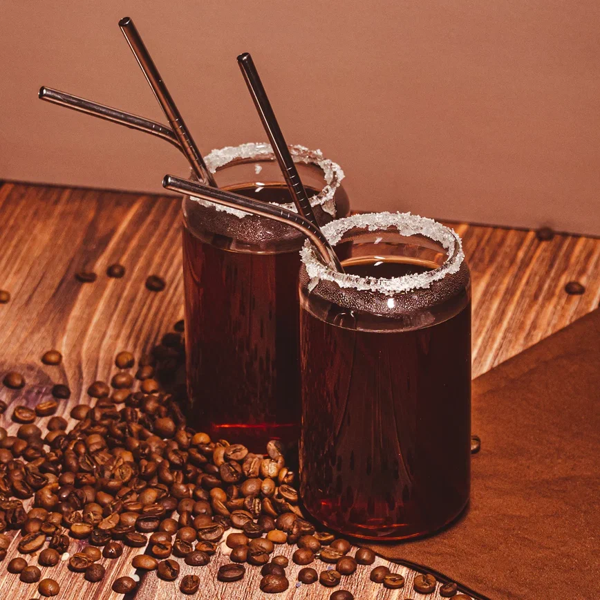 Blazer Coffee with Brandy and Lemon