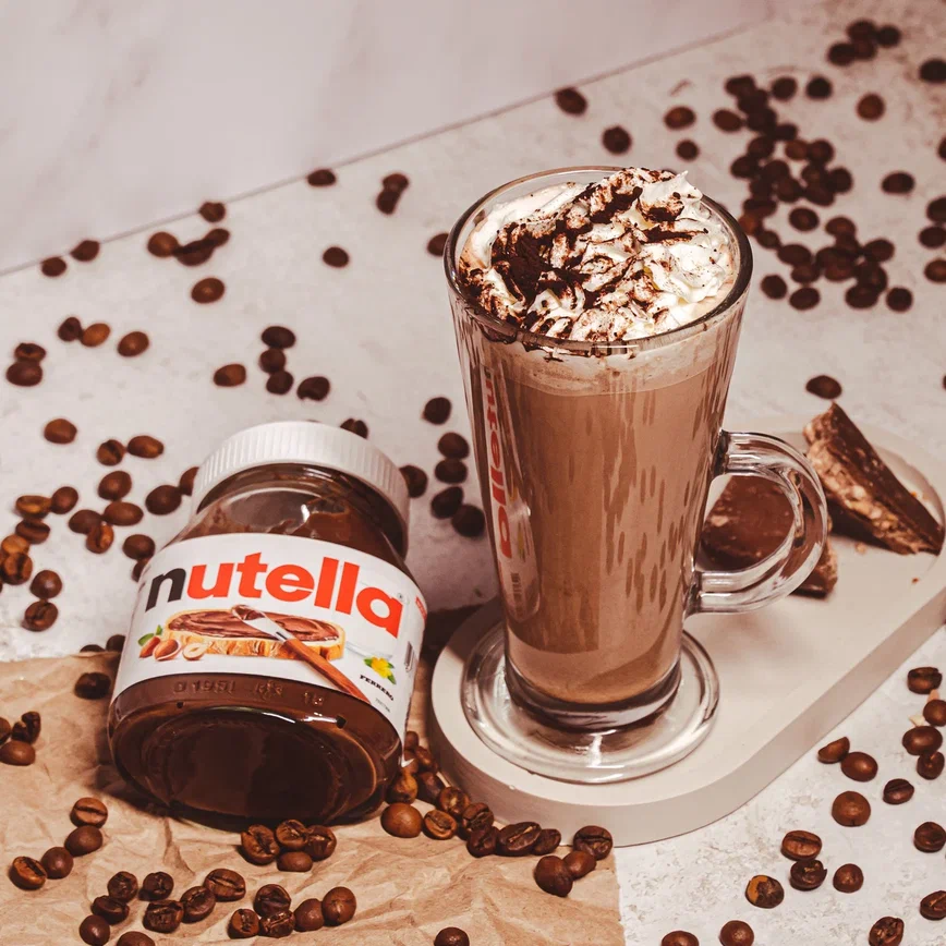 Whipped Nutella coffee drink