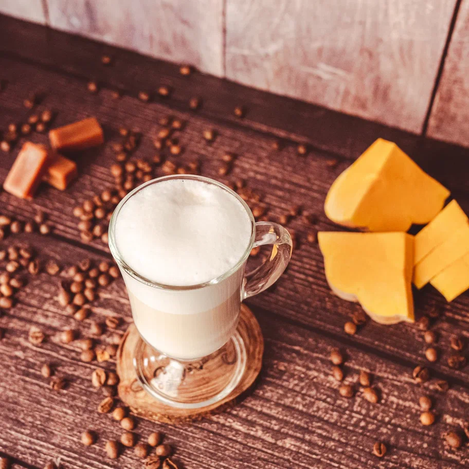Pumpkin Spice Caramel Latte